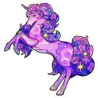 Eureka Fa puzzle – Unikornis (FSC-wood)