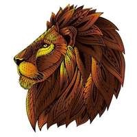 Eureka Fa puzzle – Oroszlán (FSC-wood)