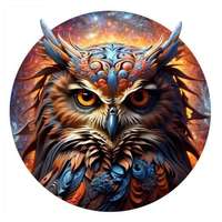 Eureka Fa puzzle – Bagoly 2 (FSC-wood)