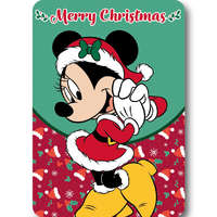 Disney Minnie Merry Moments Karácsony polár takaró 100x140cm