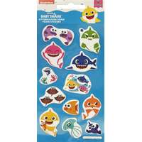 Baby Shark Aquatic pufi szivacs matrica szett