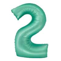 Menta 2-es Mint Mat szám fólia lufi 76 cm