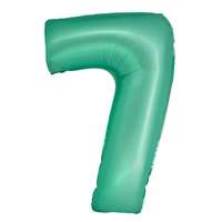 Menta 7-es Mint Mat szám fólia lufi 76 cm