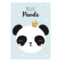 Panda Crown A/4 gumis mappa