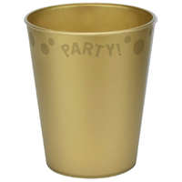 Gold, Arany micro prémium műanyag pohár 250 ml