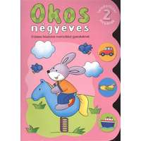 Aksjomat Kiadó Okos négyéves 2. /Érdekes feladatok matricákkal gyerekeknek