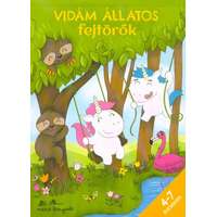 Manó Könyvek Vidám állatos fejtörők 4-7 éveseknek