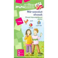 Móra Könyvkiadó Már szavakat olvasok - Olvasási képességfejlesztő játékok /MiniLÜK