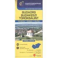 Cartographia Kft. Budaörs, Budakeszi, Törökbálint várostérkép (1:15 000) /Várostérkép-sorozat