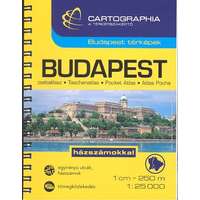 Cartographia Kft. Budapest zsebatlasz (1:25 000) /Budapest térképek