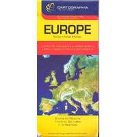 Cartographia Kft. Európa térkép (1:3 750 000) /European Road Map