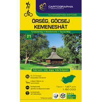 Cartographia Kft. Őrség, Göcsej, Kemeneshát - Turistatérkép-sorozat 21. (új kiadás, 2022)