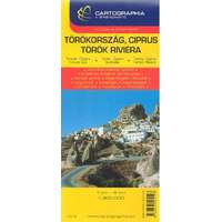 Cartographia Kft. Törökország, Ciprus, Török riviéra térkép (1:900 000) /Európai autótérképek