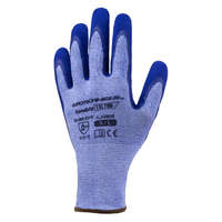 Eurotechnique 1LASB EUROGRIP munkavédelmi kesztyű, tenyéren dupla latex mártás, csúszásbiztos, gumírozott mandzsetta