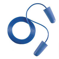 Earline 30210, Earline kék, zsinóros, lekerekített hengeres füldugó beépített fémgolyóval (SNR 37dB)