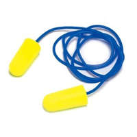 3M E.A.R E.A.R. Soft Corded zsinóros füldugó, lekerekített hengeres (SNR 36dB) 30106-os, szín: Sárga