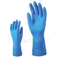 Europrotection Akrilonitril, kék, 32 cm hosszú, mikroorganizmusok- és vegyszerek elleni munkavédelmi kesztyű (5557-5560)