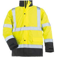 Coverguard ROADWAY télikabát, sárga/kék, melegbélés, Oxford külső, taft belső, fényvisszaverő csíkok