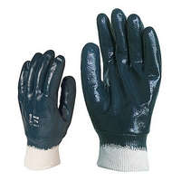 Europrotection 9449 kézháton csuklóig teljesen mártott kék NITRIL Coverguard munkavédelmi kesztyű