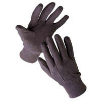 Cerva FINCH Barna pamutkelméből varrt munkavédelmi kesztyű rugalmas kötött mandzsettával.