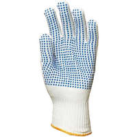 Europrotection 4370 KÖTÖTT POLIAMID munkavédelmi kesztyű PAMUT BELSŐ, TENYÉREN KÉK PETTYEK
