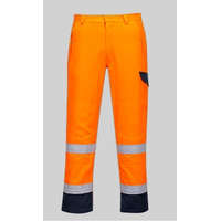 Portwest MV36 - Modaflame RIS narancs/navy nadrág