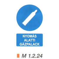  Nyomás alatti gázpalack m 1.2.24