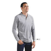 SOL'S SOL'S STAR (SO11328) hosszú ujjú férfi galléros póló 100 pamut fésült pamut oldalvarrott, 100% Pamut