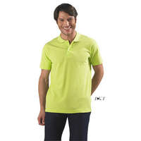 SOL'S SOL'S SUMMER II (SO11342) rövid ujjú férfi galléros póló, fésült pamut oldalvarrott, 100% Pamut