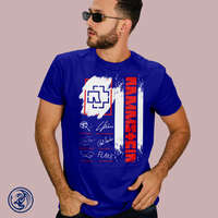 Rammstein - Autogramm férfi póló