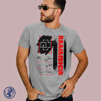 Rammstein - Autogramm férfi póló