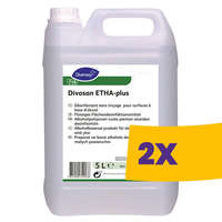 Diversey Divosan ETHA-plus Etanol alapú általános fertőtlenítőszer felületek rendszeres fertőtlenítésére 5L (Karton - 2 db)