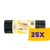 T-depo T-Depo szemeteszsák 135L - 70*110cm extra erős 10db/tek (Karton - 25 tek)