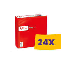 FATO FATO Smart Table piros színű szalvéta, 33x33cm, 2 rétegű 50 lapos (Karton - 24 csomag)