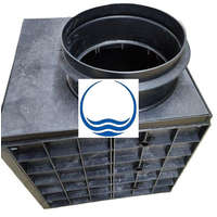 6.4.2 DN 1000/1300 mûanyag SZÖGLETES akna, lépésálló tetõvel;