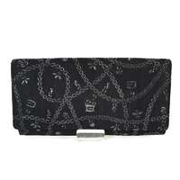 GIUDI GIUDI fekete, antracit nyomatos, nagy belső zippes pénz-és irattárca 7046AST-03