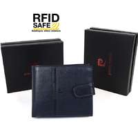 PIERRE CARDIN PIERRE CARDIN RF védett, sötétkék, nagy bőr férfi pénztárca PC2132