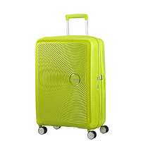AMERICAN TOURISTER by Samsonite American Tourister SOUNDBOX bővíthető négykerekű lime színű közepes bőrönd 88473-6263