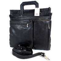 GIUDI GIUDI fekete, betolható dupla fogós ,divatos férfi aktatáska G5669A-03