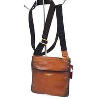 GIUDI GIUDI keskeny, közepes, antikolt csau férfi bőr váll-testtáska G4830VR-02