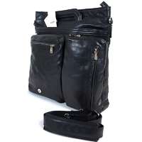 GIUDI GIUDI fekete, betolható dupla fogós ,divatos férfi aktatáska G5669A-HV