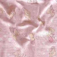 Diaper TEDDY, macis textilpelenka - rózsaszín