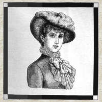 HomeTextiles LADY, vintage mintás párna panel