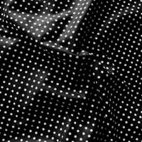 Canvas Fekete apró pöttyös pamutvászon