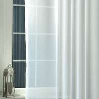 Curtain Fehér voile, fényáteresztő függöny anyag, 220 cm magas, maradék darab: 0,4 m