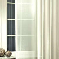 Curtain LILIANA, félorganza fényáteresztő függöny anyag - ekrü, 300 cm magas