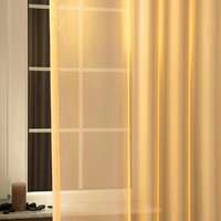 Curtain LILIANA, félorganza fényáteresztő függöny anyag - narancs, 300 cm magas