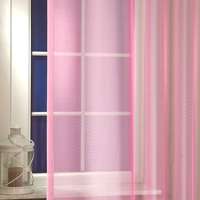Curtain LILIANA, félorganza fényáteresztő függöny anyag - fuxia, 300 cm magas