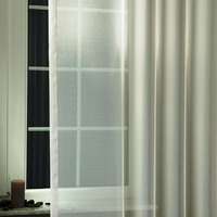 Curtain LILIANA, félorganza fényáteresztő függöny anyag - ezüst, 300 cm magas