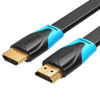  Vention HDMI -> HDMI, 1,5m, (lapos, fekete), kábel